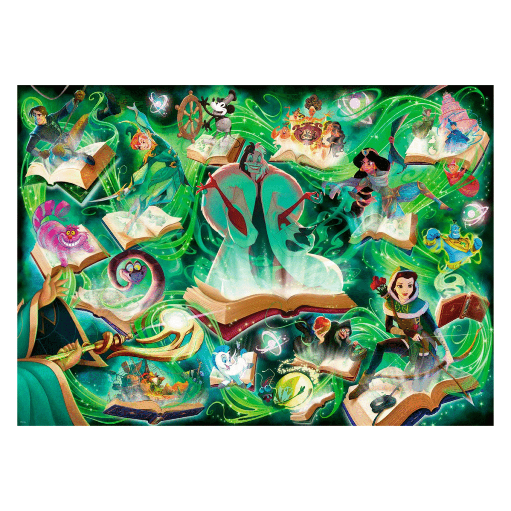 Disney Lorcana - Glimmers Of The Realm Emerald Puzzel 1000, Met Promo