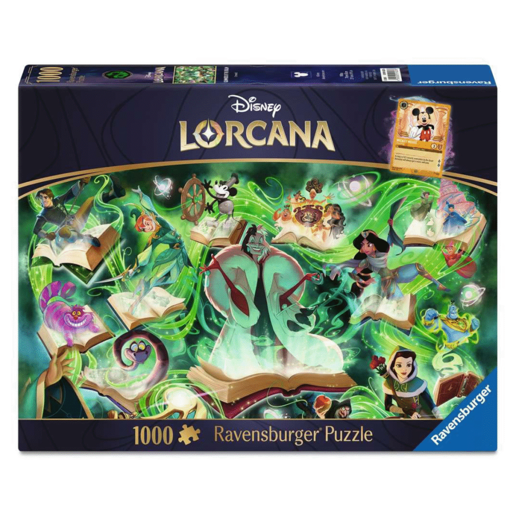 Disney Lorcana - Glimmers Of The Realm Emerald Puzzel 1000, Met Promo