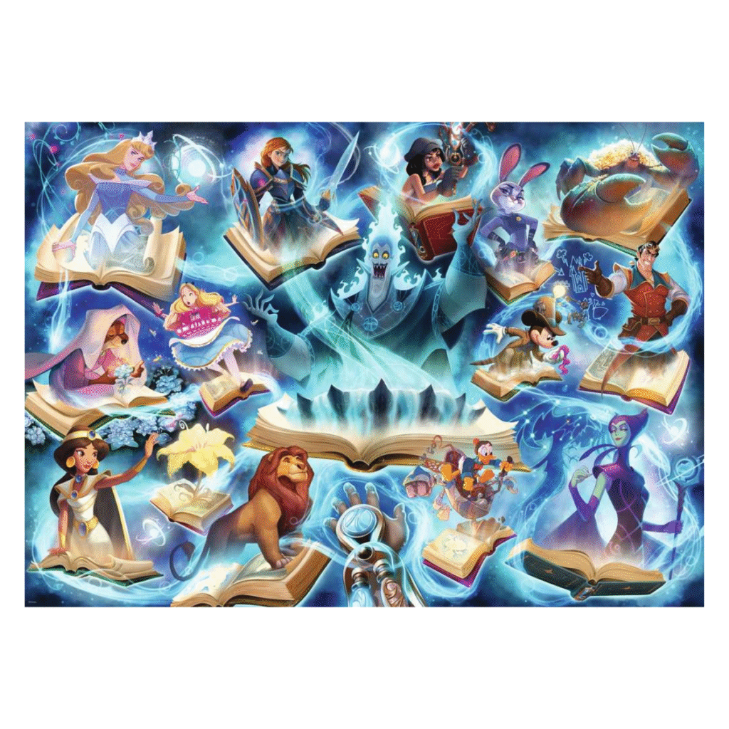 Disney Lorcana - Glimmers of the Realm Sapphire Puzzel (1000 stukjes) Met Lorcana Promo
