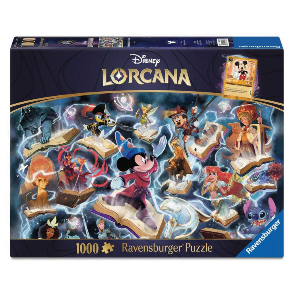 Disney Lorcana Glimmers of the Realm Steel puzzel 1000, Met promo