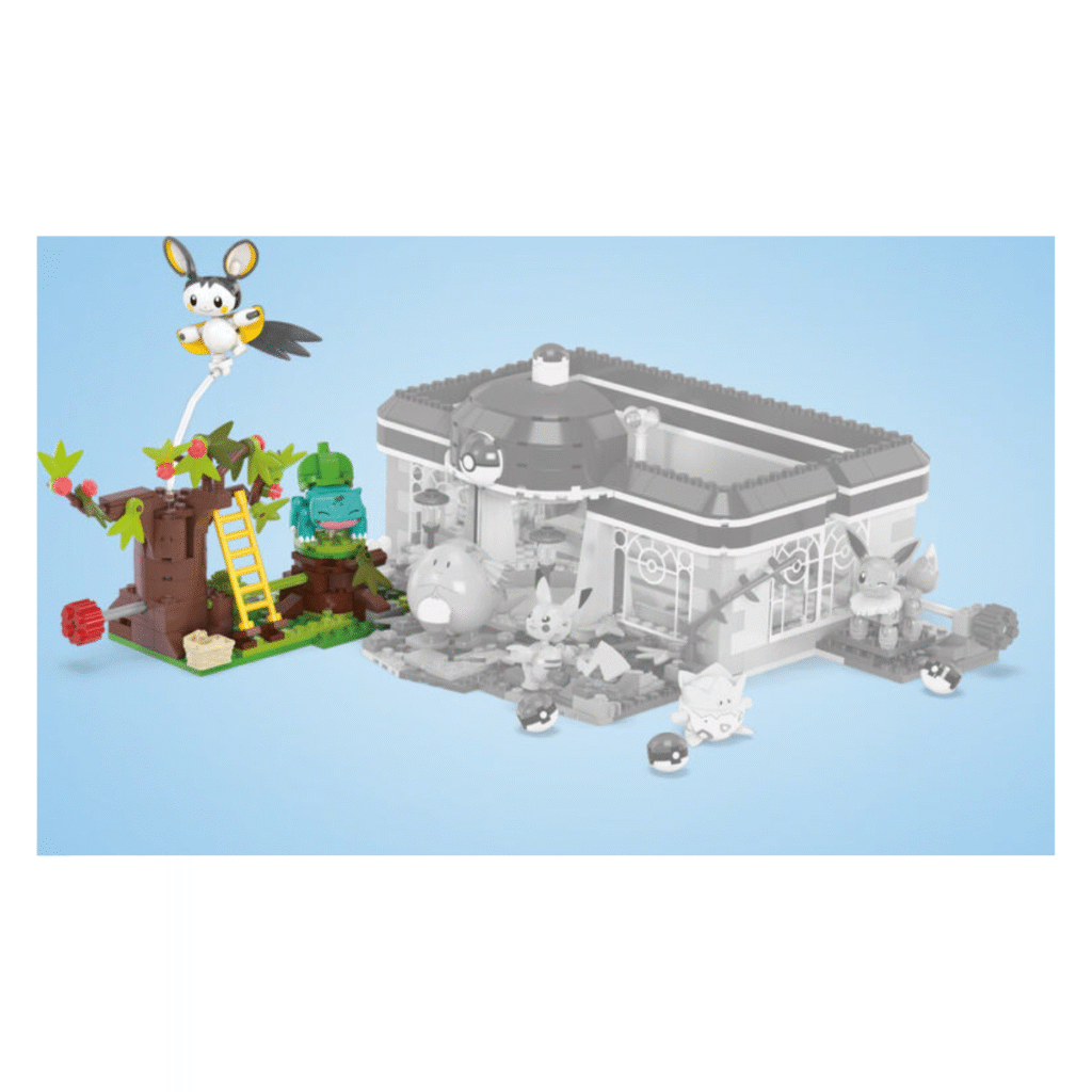 MEGA - Pokémon Emolga & Bulbasaur Charming Woods