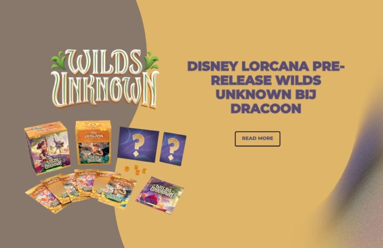 Dracoon Disney Lorcana pre-release Wilds Unknown bij Dracoon