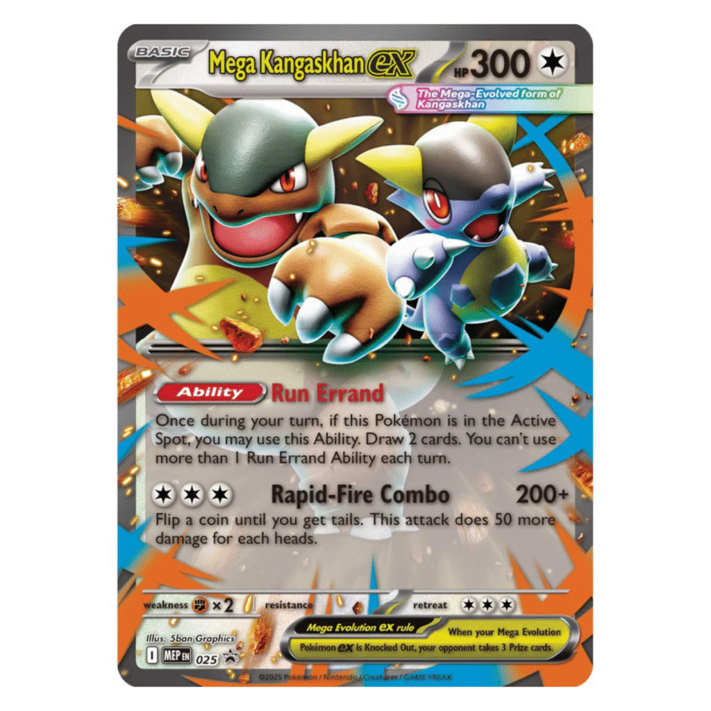 Dracoon Pokémon - Mega Kangaskhan EX Box promo kaart