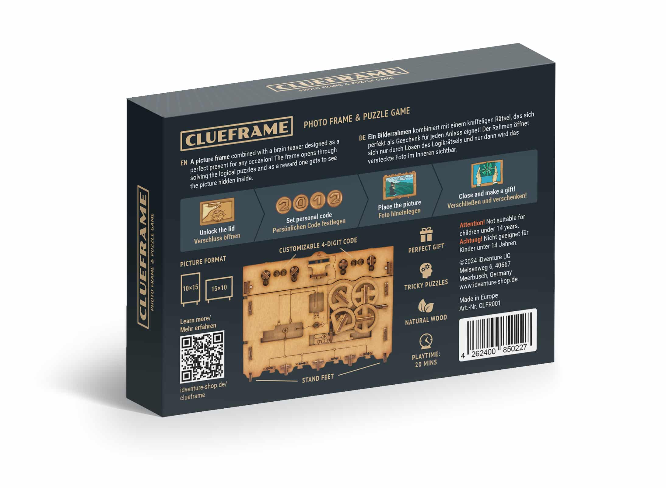 IDventure ClueFrame - Puzzle Photo Frame - Afbeelding 6