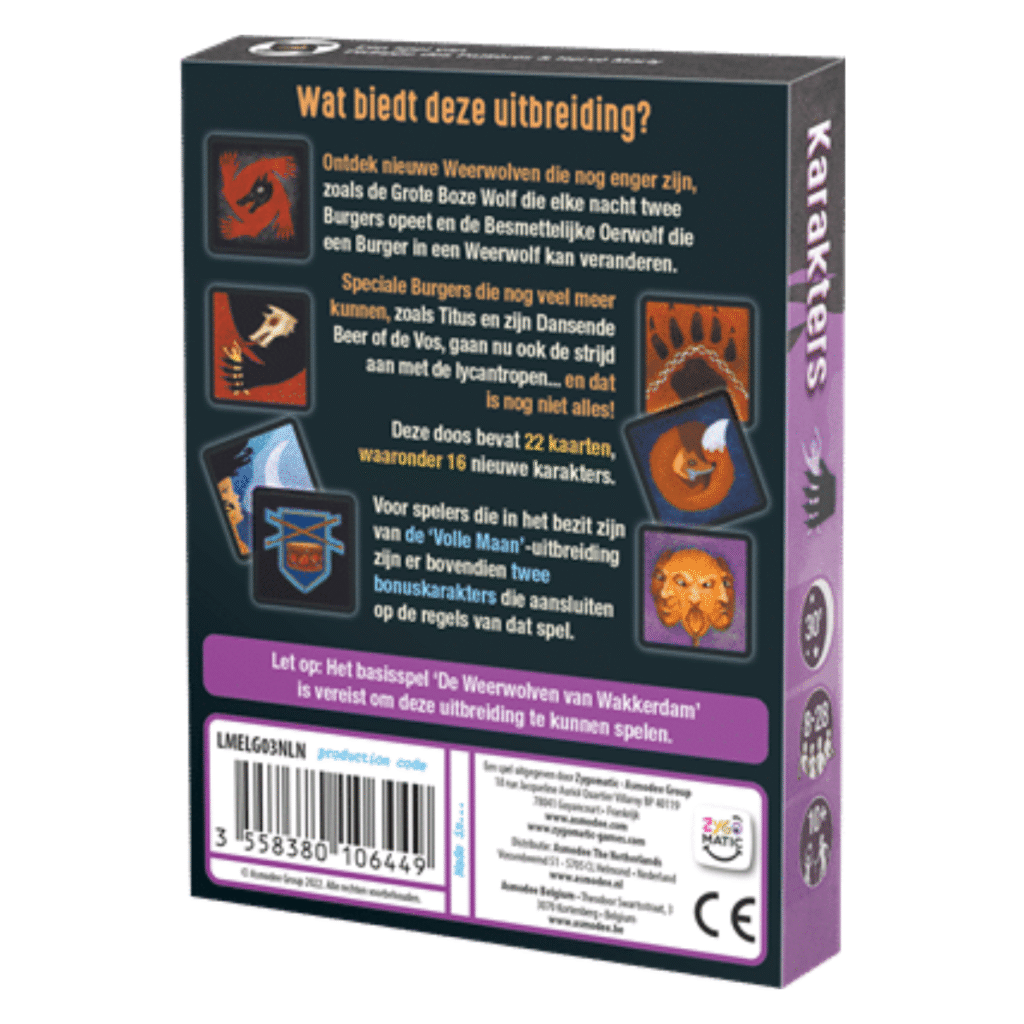 De Weerwolven Van Wakkerdam - Karakters