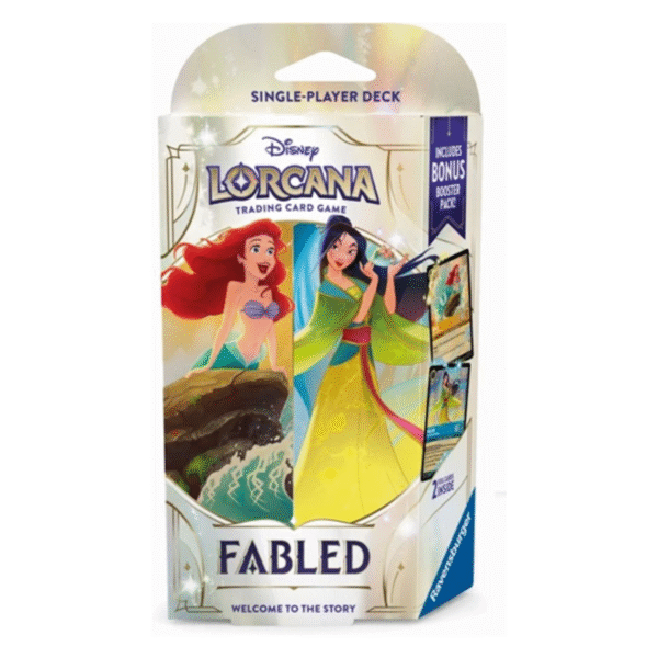 Disney Lorcana – Fabled Starter Deck Ariel and Mulan Disney Lorcana - Fabled Starter Deck Ariel and Mulan