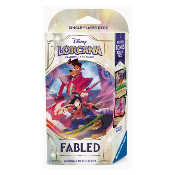 Disney Lorcana – Fabled Starter Deck Powerline and Max Disney Lorcana - Fabled Starter Deck Powerline and Max