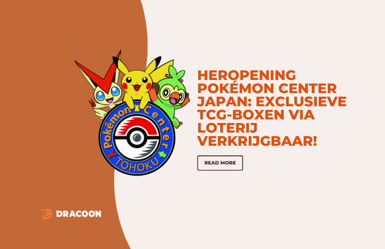Dracoon Heropening Pokémon Center Japan Exclusieve TCG-boxen via Loterij Verkrijgbaar!