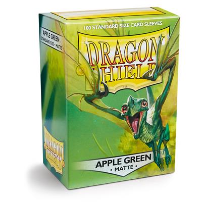 Dragon Shield - Standard Size Card Sleeves Apple Green Matte 100x