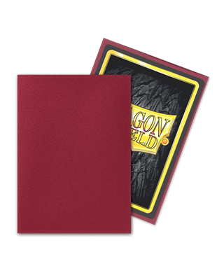 Dragon Shield - Standard Sleeves (100x) - Matte Blood Red - Afbeelding 2