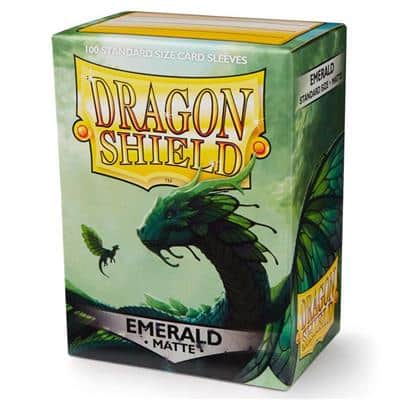 Dragon Shield - Standard Sleeves Matte Emerald 100x