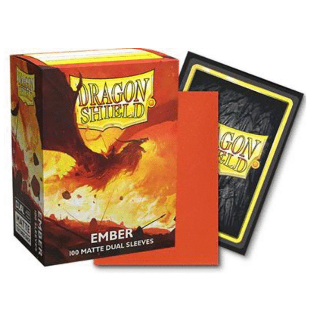 Dragon Shield – Matte Dual Sleeves Ember 100x