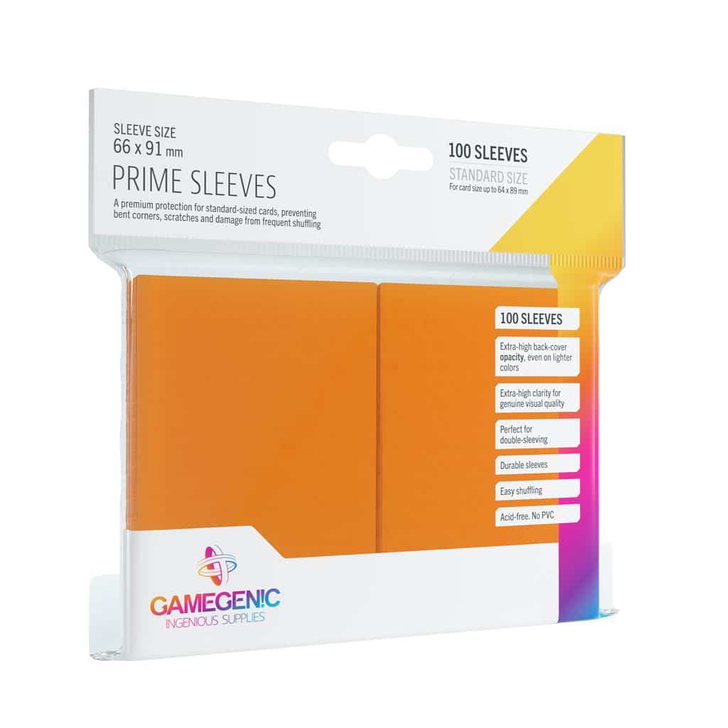 Gamegenic - Prime Sleeves Orange 100x