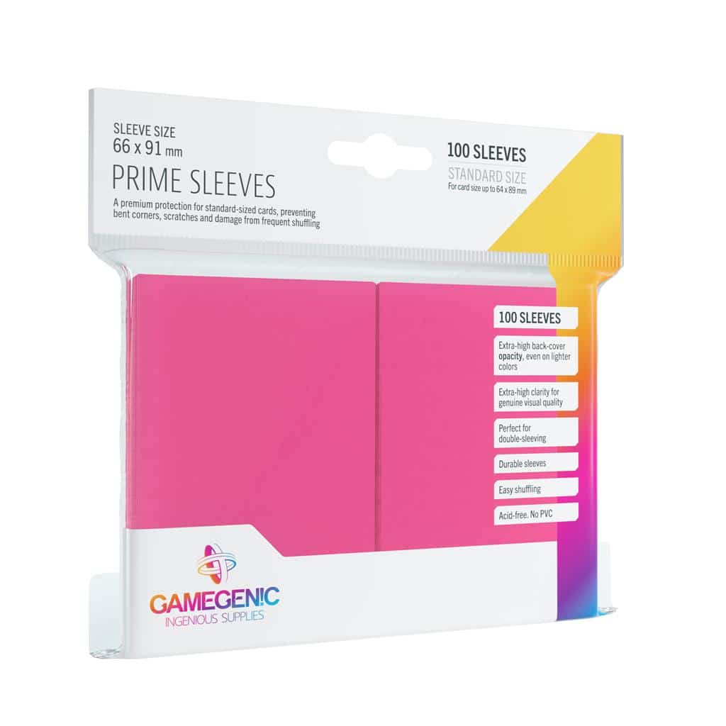 Gamegenic - Prime Sleeves Pink 100x