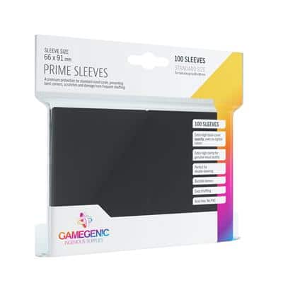 Gamegenic - Sleeves Pack Prime Black 100x