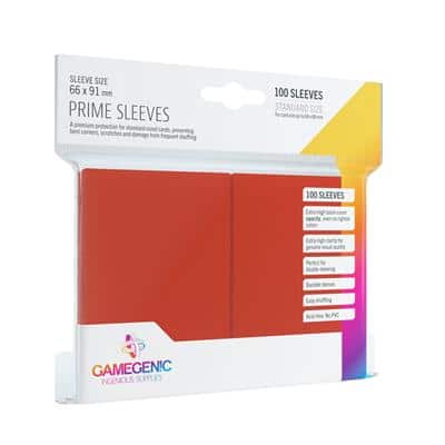 Gamegenic - Sleeves Pack Prime Red 100x
