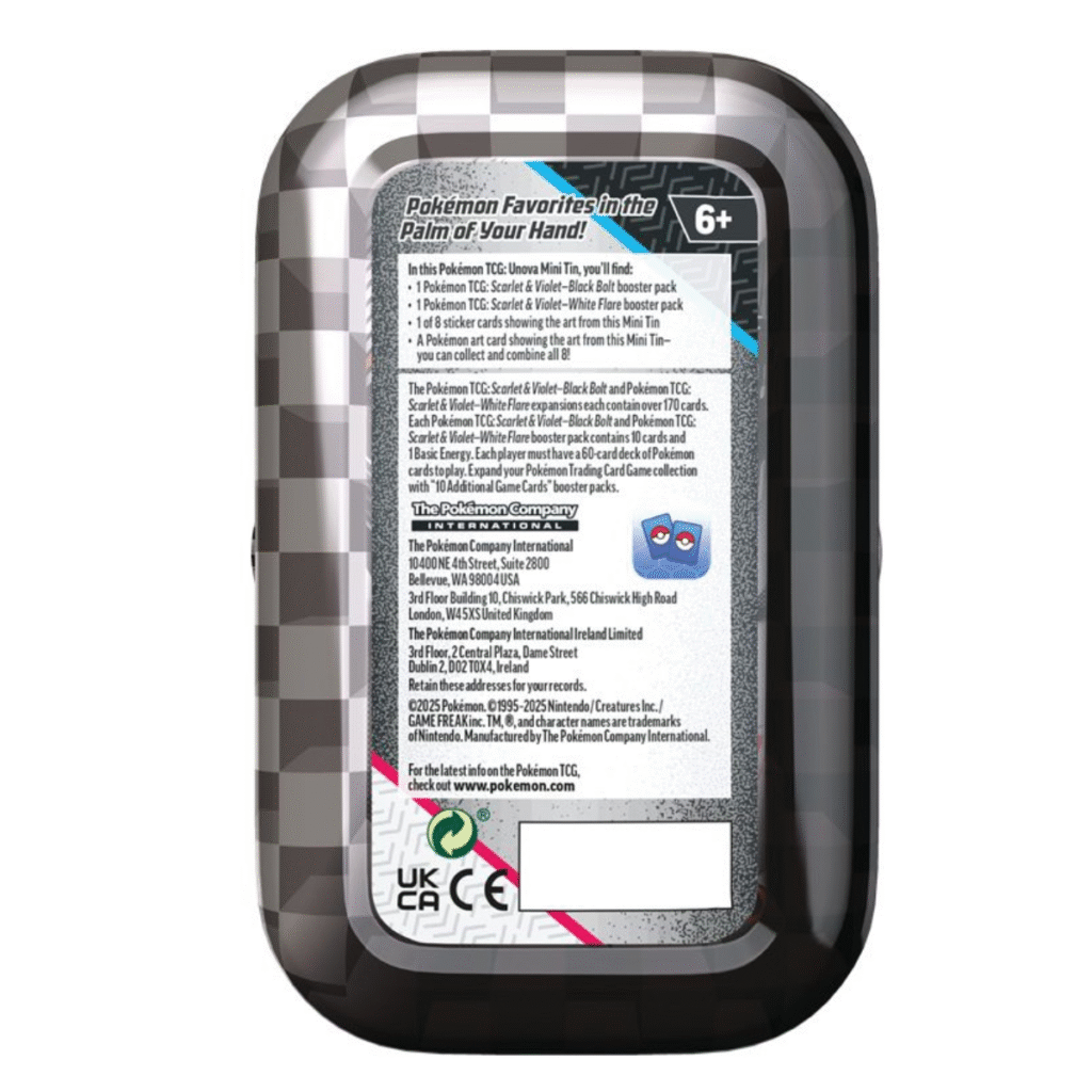 Pokémon - Black Bolt And White Flare Mini Tin