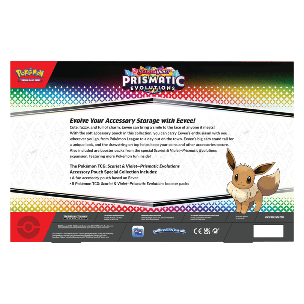 Pokémon – Prismatic Evolutions Accessory Pouch Special Collection