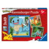 Ravensburger - Pokémon Puzzle Charmander Bulbasaur en Squirtle