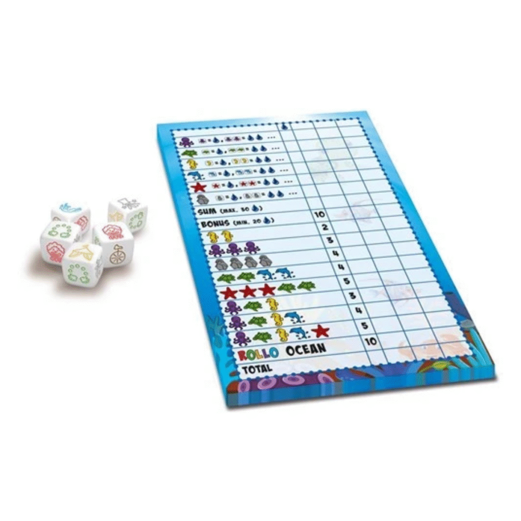 Rollo A Yatzee Game - Ocean