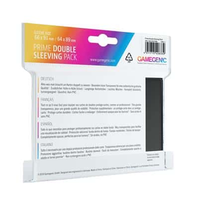 Gamegenic - Sleeves Prime Double Sleeving Pack 100x - Afbeelding 2