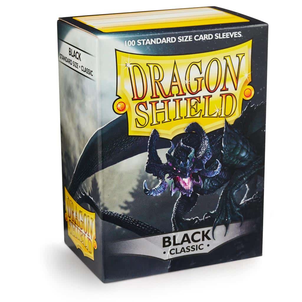 Dragon Shield - Standard Size Card Sleeves Black Classic