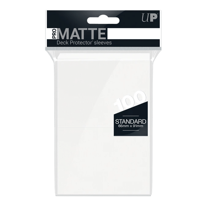 Ultra PRO - Sleeves Matte White 100x