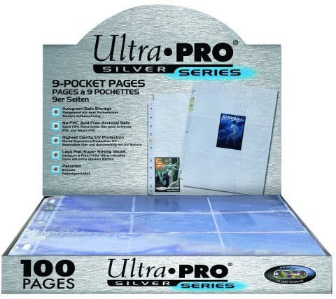 Ultra Pro - 9 Pocket Pages Silver Series (100 Stuks)