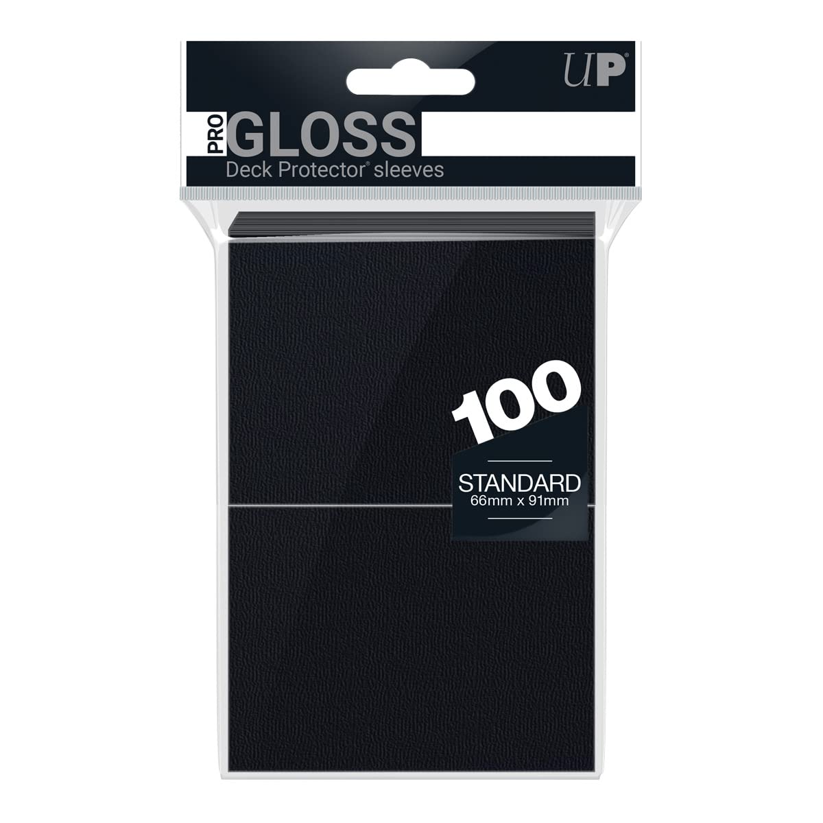 Ultra Pro - Deck Protector Sleeves Black Gloss (100x)