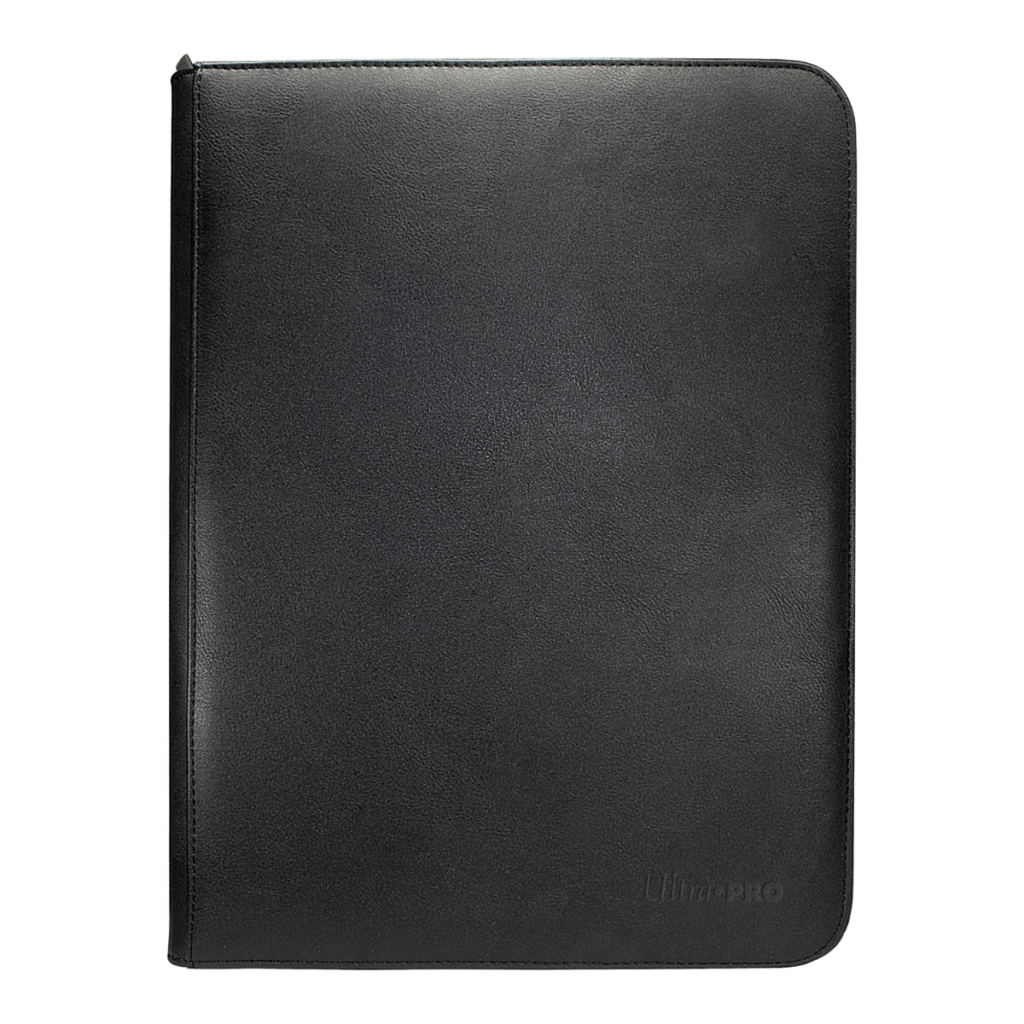 Ultra Pro - Zippered 9-Pocket Pro Binder Vivid Black