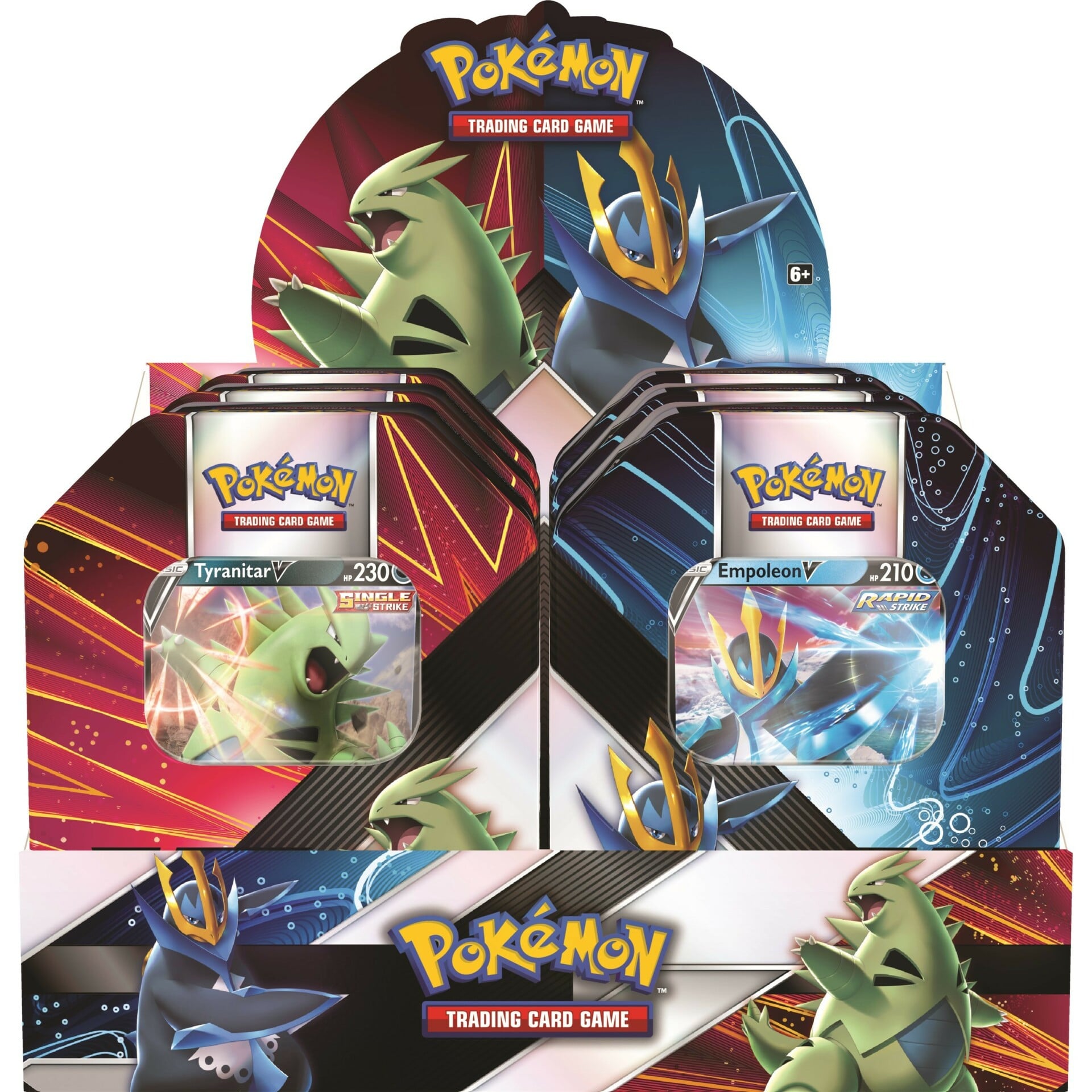 Pokémon 2021 Summer V Strikers tin case (6x tin) Engels